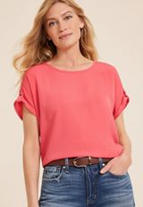 Delton Zipper Back Blouse, C2011, small