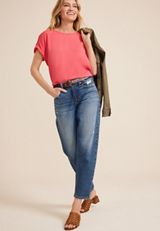 Delton Zipper Back Blouse, C2011, small