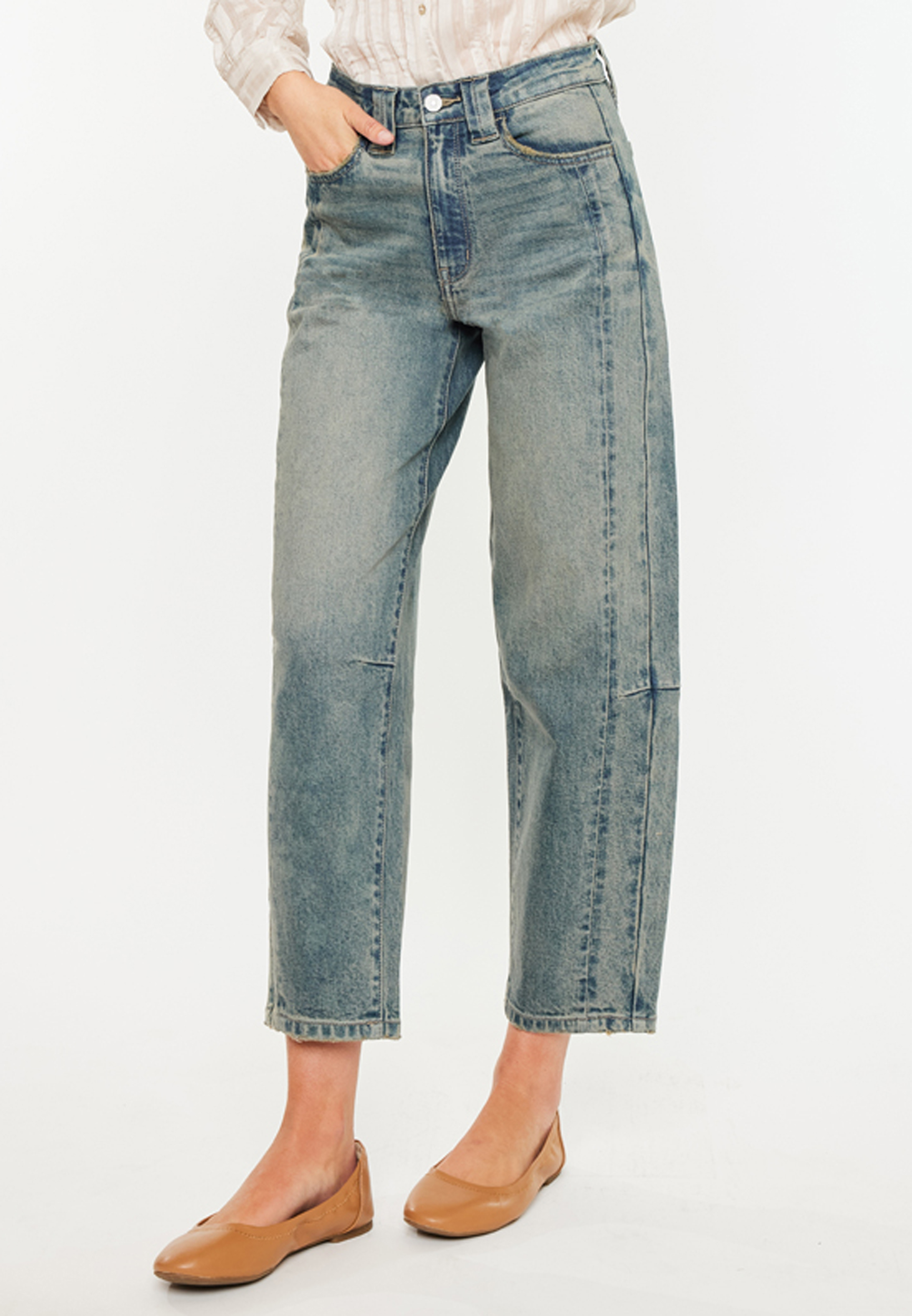 KanCan&trade; High Rise Slim Barrel Jean, C3337, large