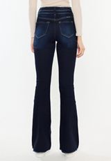 KanCan&trade; High Rise Double Button Fray Hem Flare Jean, C258, small