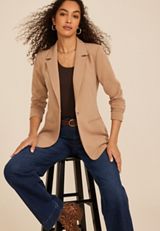 One Button Boyfriend Blazer, C4750, small