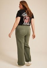 Plus Size Weekender High Rise Wide Leg Pant, C4153, small