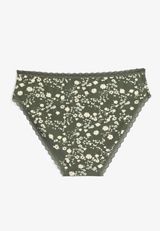 Simply Comfy Cotton Floral Bikini Panty, , small