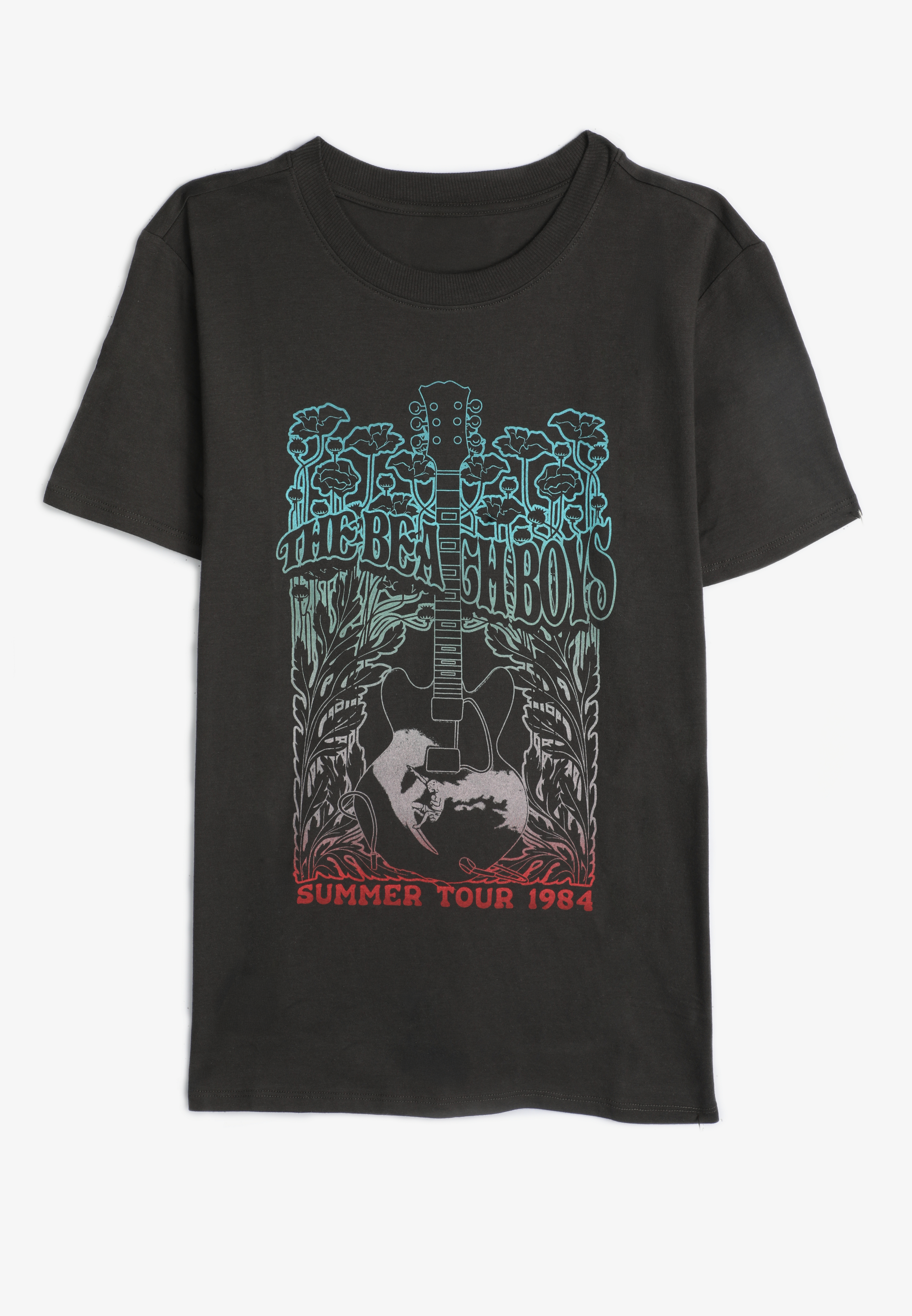 The Beach Boys Summer Tour 1984 Oversized Fit Graphic Tee, , large
