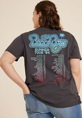 Plus Size The Beach Boys Summer Tour 1984 Oversized Fit Graphic Tee, , small