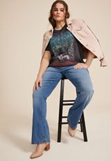 Plus Size The Beach Boys Summer Tour 1984 Oversized Fit Graphic Tee, , small