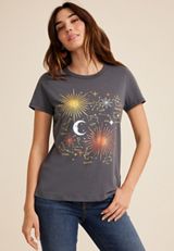 Celestial Classic Fit Graphic Tee, C1876, small