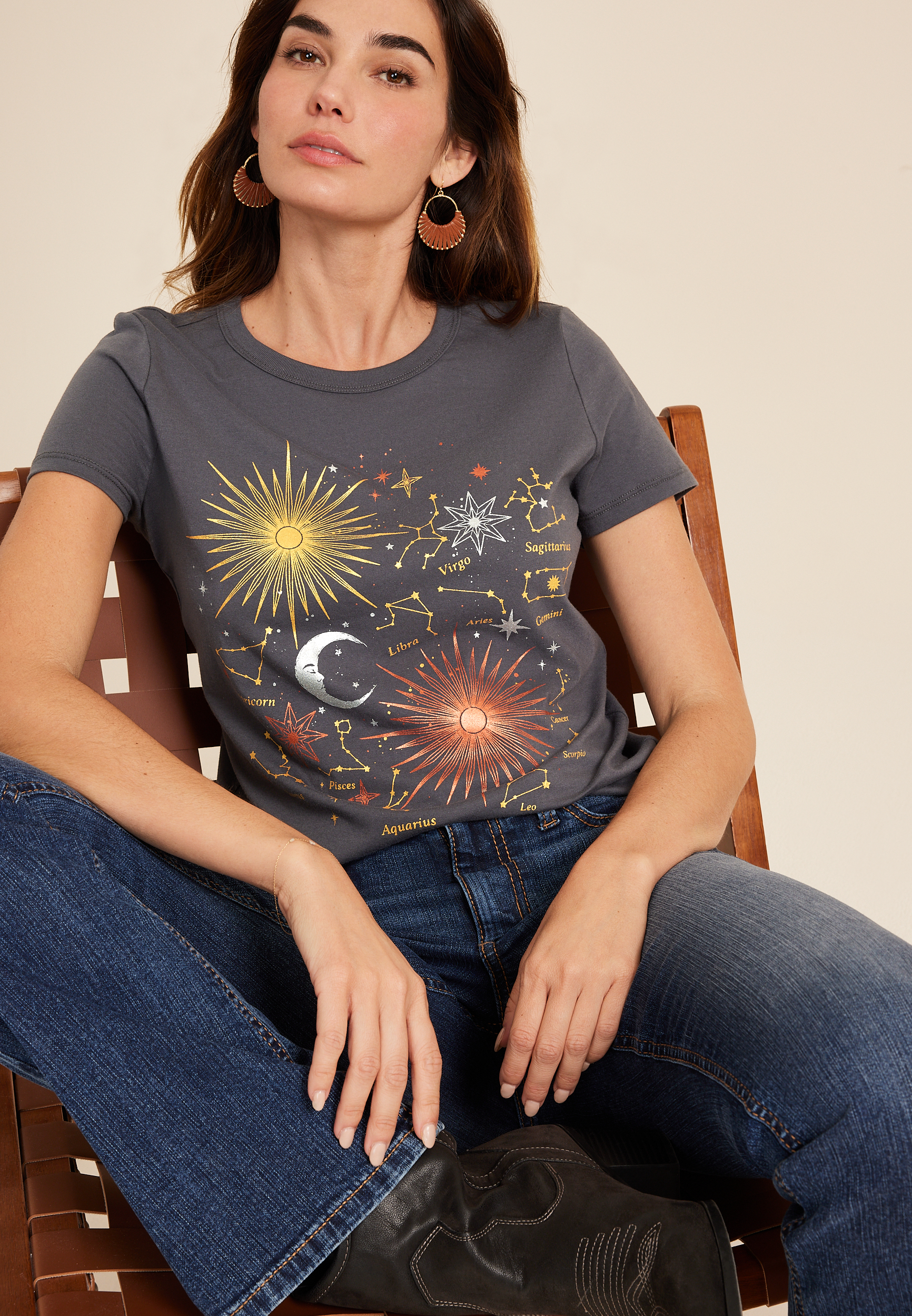 Celestial Classic Fit Graphic Tee, C1876, large