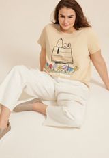 Plus Size Peanuts Bloom As You Are Classic Fit Graphic Tee, C9052, small