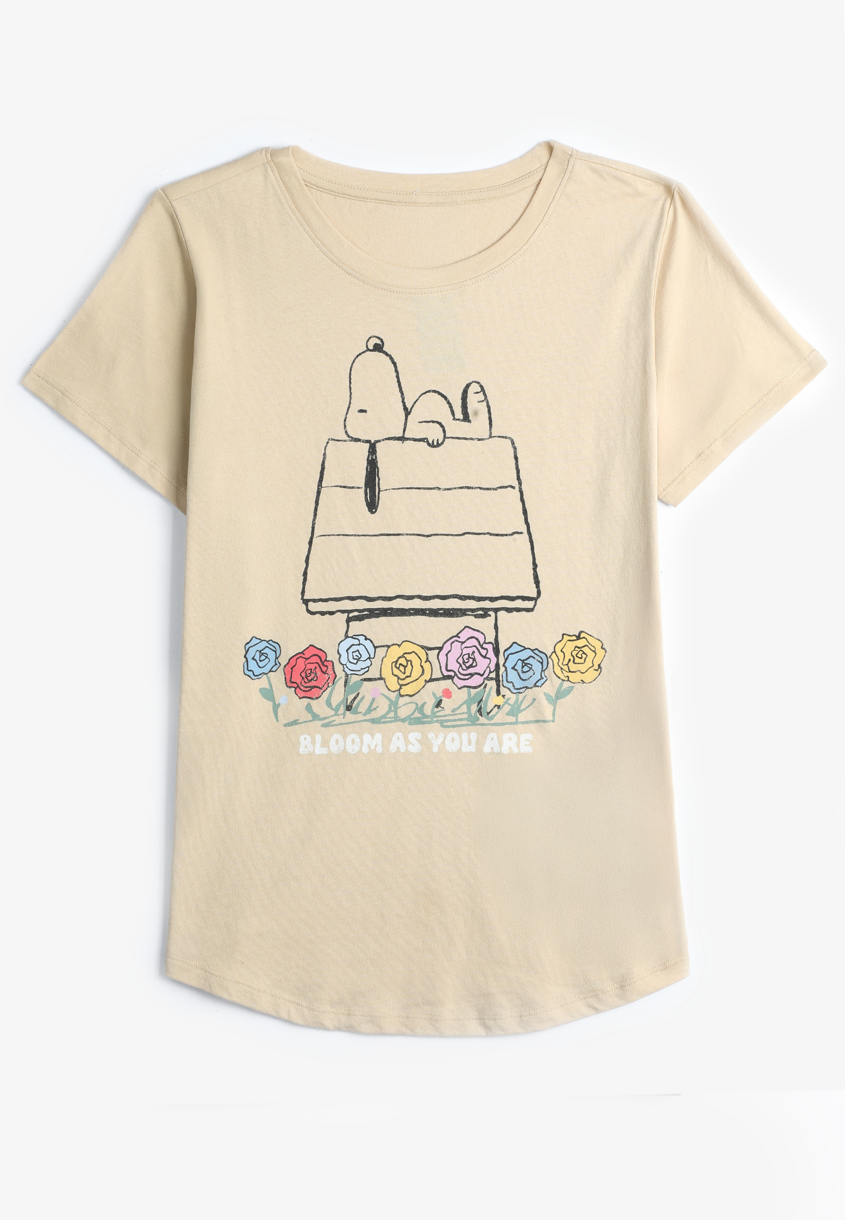 Plus Size Peanuts Bloom As You Are Classic Fit Graphic Tee, C9052, large