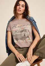 Bronco Classic Fit Graphic Tee, C115, small