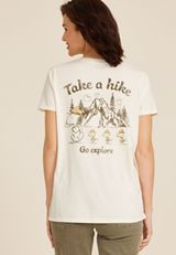 Peanuts Take A Hike Classic Fit Graphic Tee, C2789, small