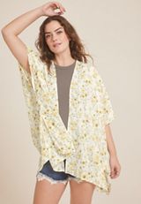 Yellow Floral Kimono, C2969, small