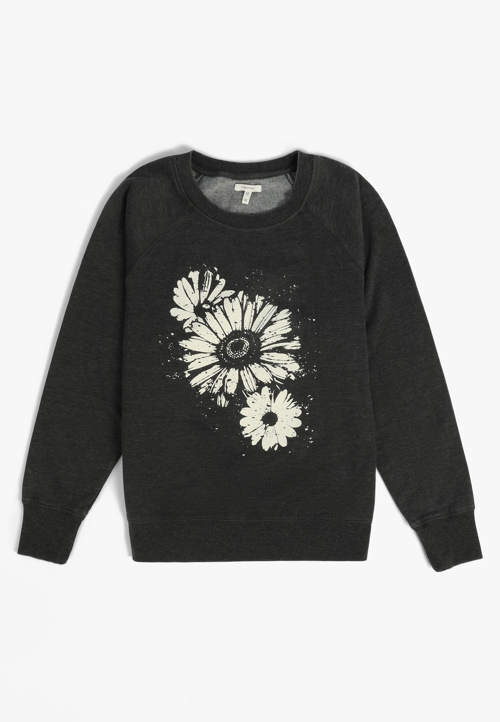 Floral Relaxed Fit Sweatshirt, C125, large