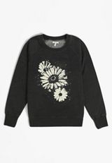 Floral Relaxed Fit Sweatshirt, C125, small