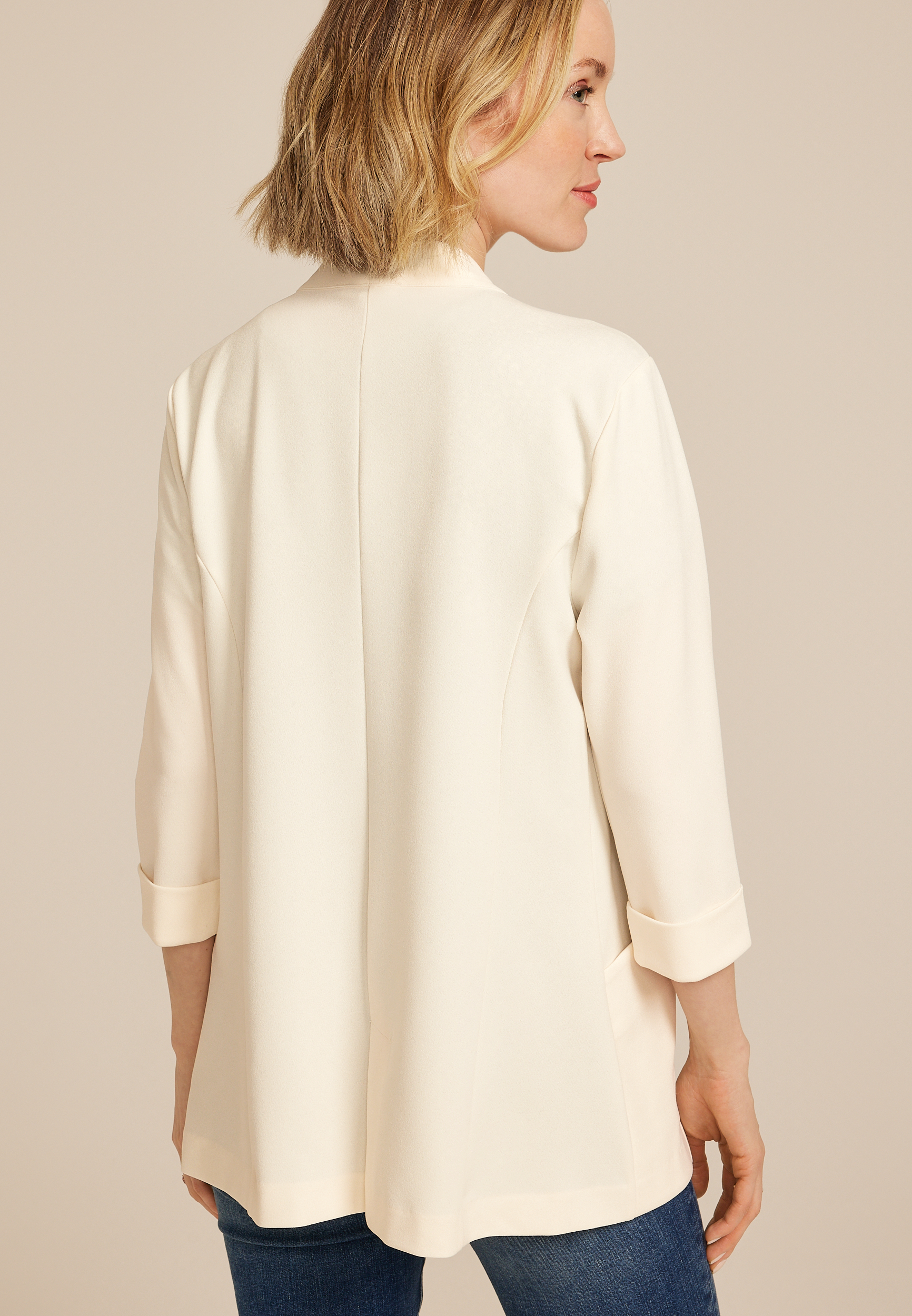 Ever Go Curve Hem Blazer, C9298, large