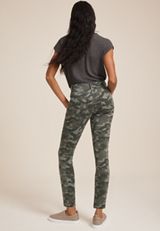 m jeans by maurices&trade; High Rise Camo Slim Straight Ankle Jean, , small