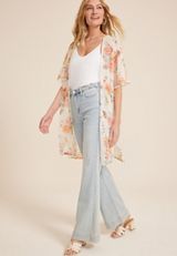 Floral Kimono, , small