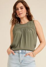 Lace Trim Tank Top, C3142, small