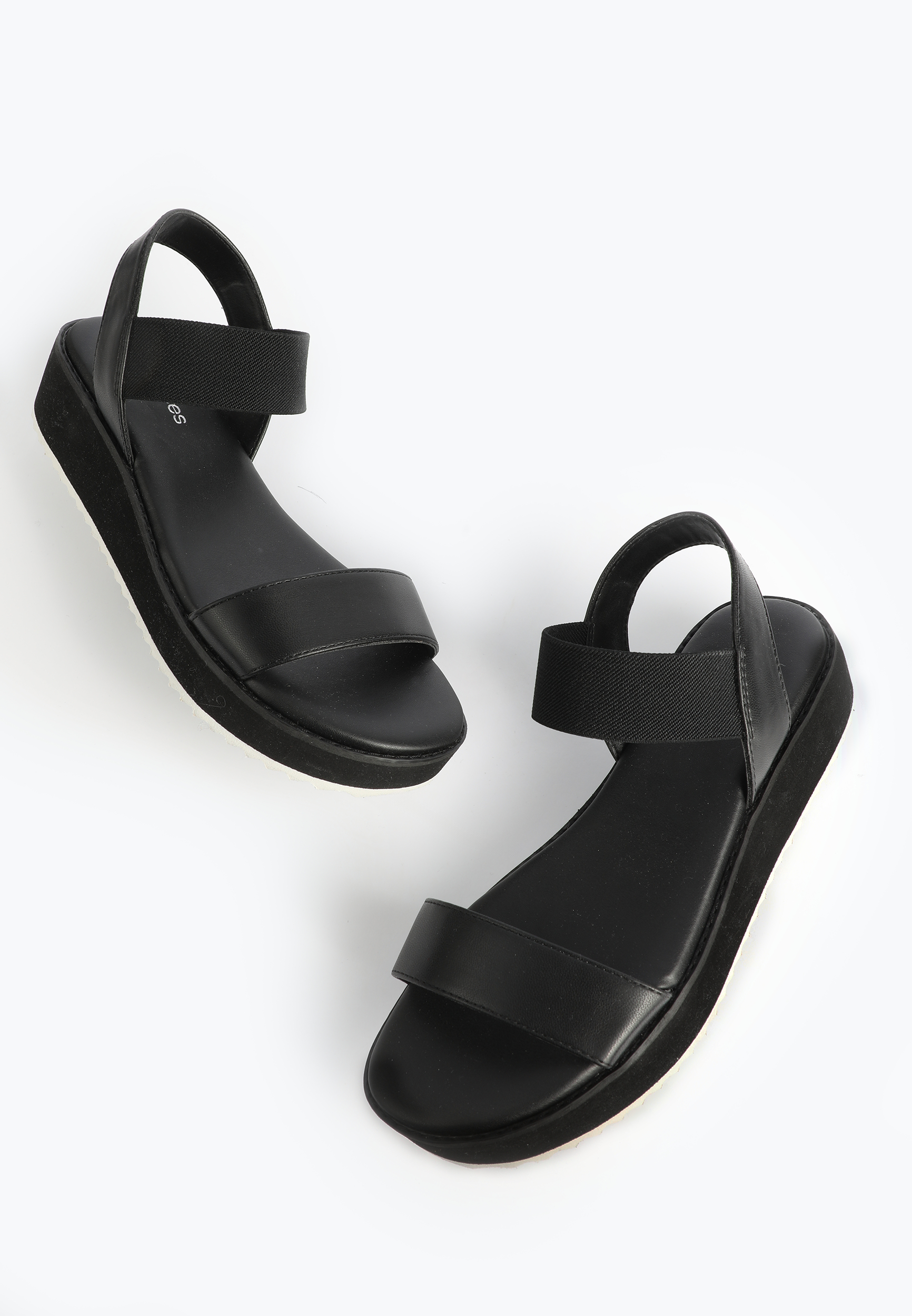 SuperCush Clara Elastic Strap Wedge, , large