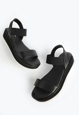 SuperCush Clara Elastic Strap Wedge, , small