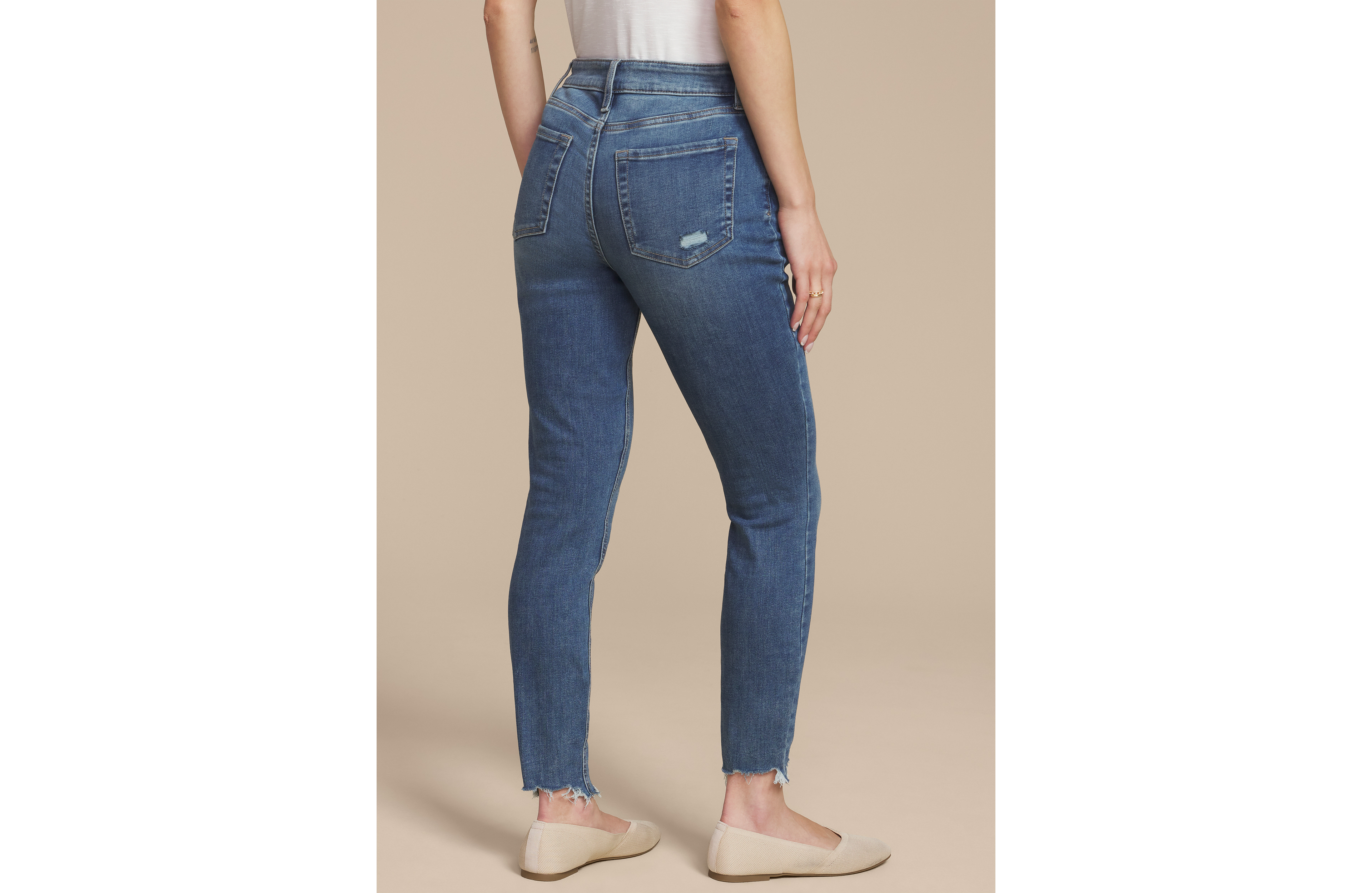 m jeans by maurices™ High Rise Button Fly Ankle Jegging