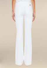 KanCan&trade; White Patch Pocket High Rise Bootcut Jeans, , small