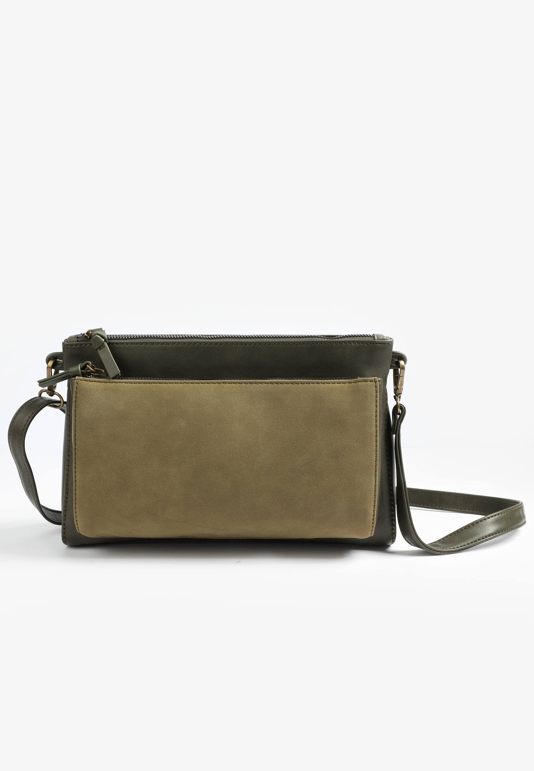 Double Compartment Crossbody Bag, C186, large