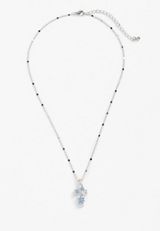 Floral Cross Pendant Necklace, C1524, small