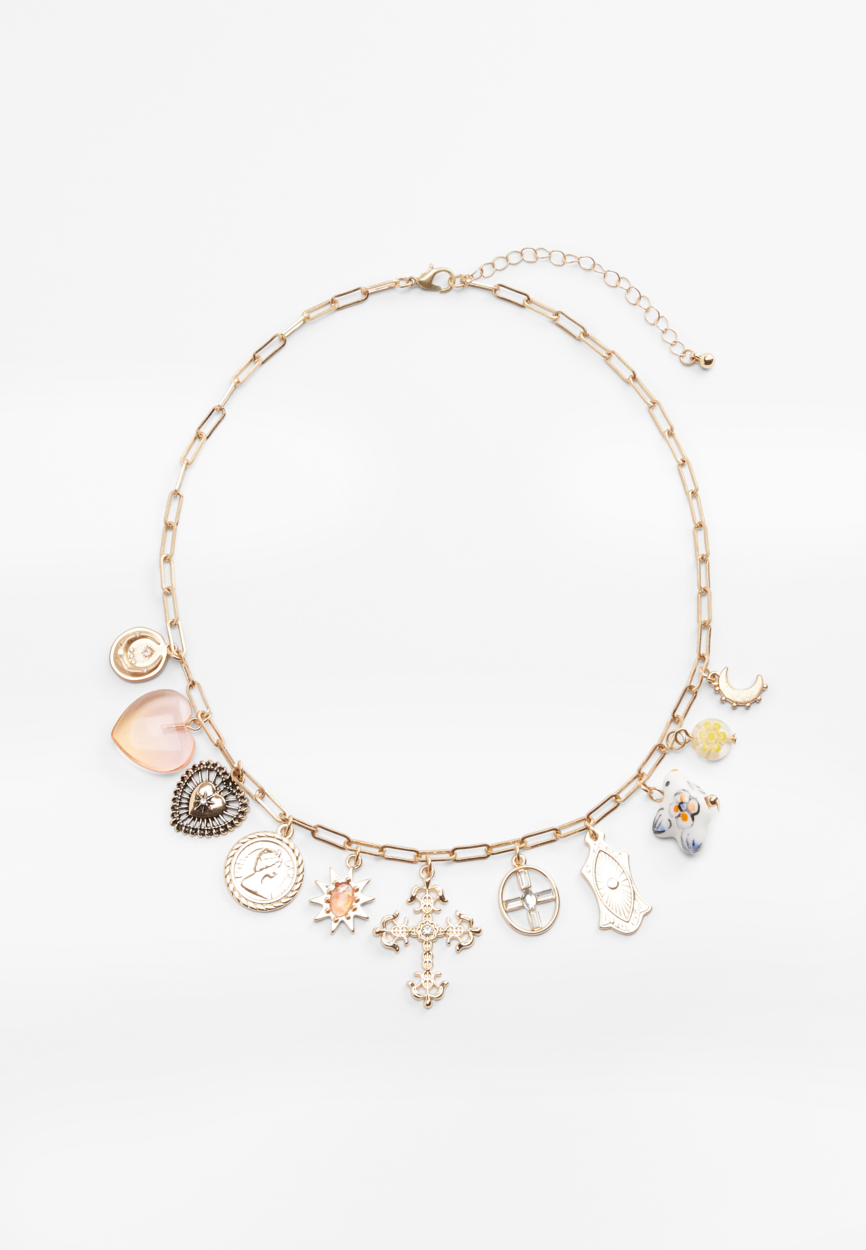 Cross Charm Necklace, C1524, large