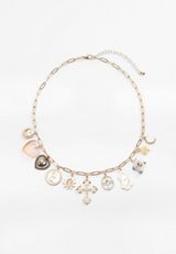 Cross Charm Necklace, C1524, small