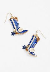Western Boot Earrings, C180, small