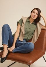 Button Down Shirt, ULTIMATE OLIVE, small
