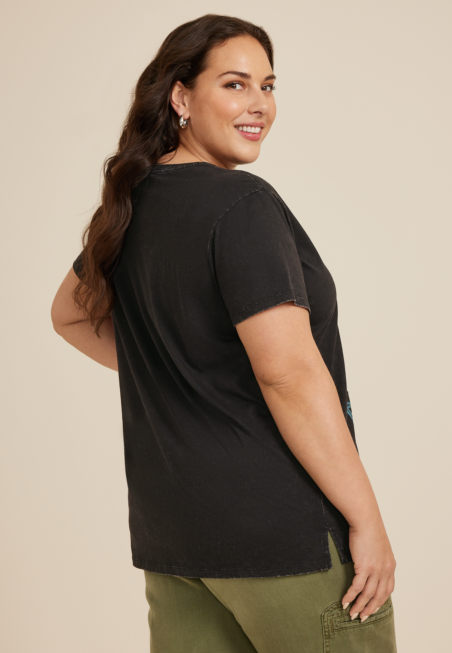 Plus Size Kind People Are My Kinda People Relaxed Fit Graphic Tee, C106, large