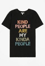 Plus Size Kind People Are My Kinda People Relaxed Fit Graphic Tee, C106, small