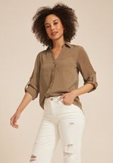 Winona Button Down Blouse, C1896, small