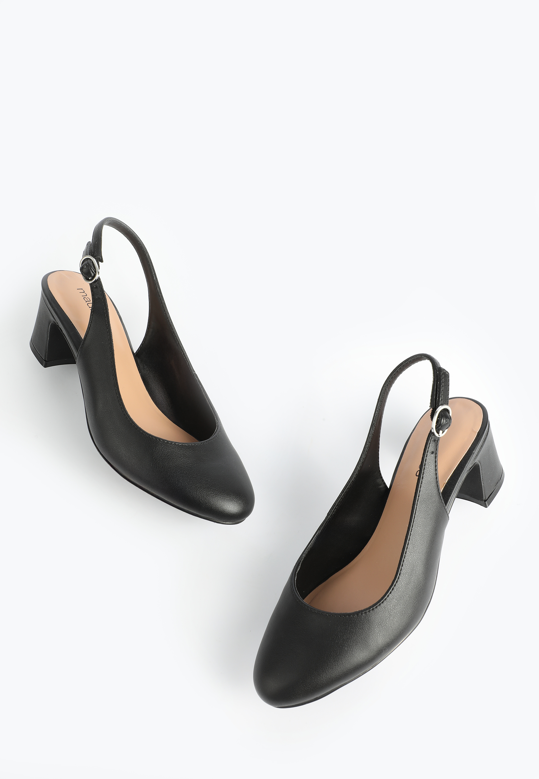 SuperCush Christa Slingback Heel, BLACK, large