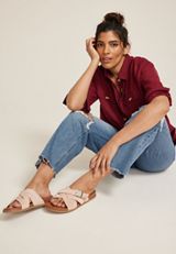 SuperCush Erica Strappy Footbed Sandal, C595, small