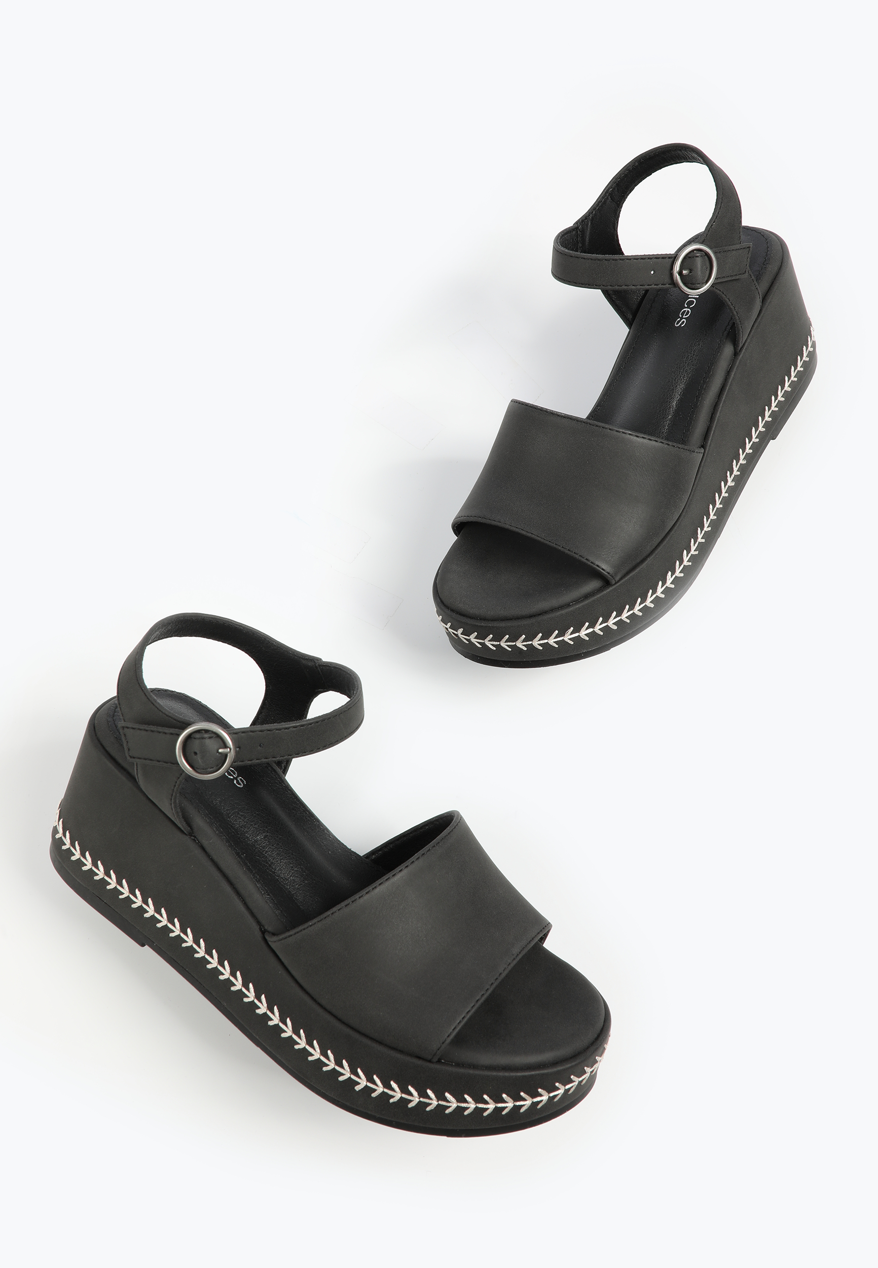 SuperCush Erin Whipstitch Wedge, C106, large