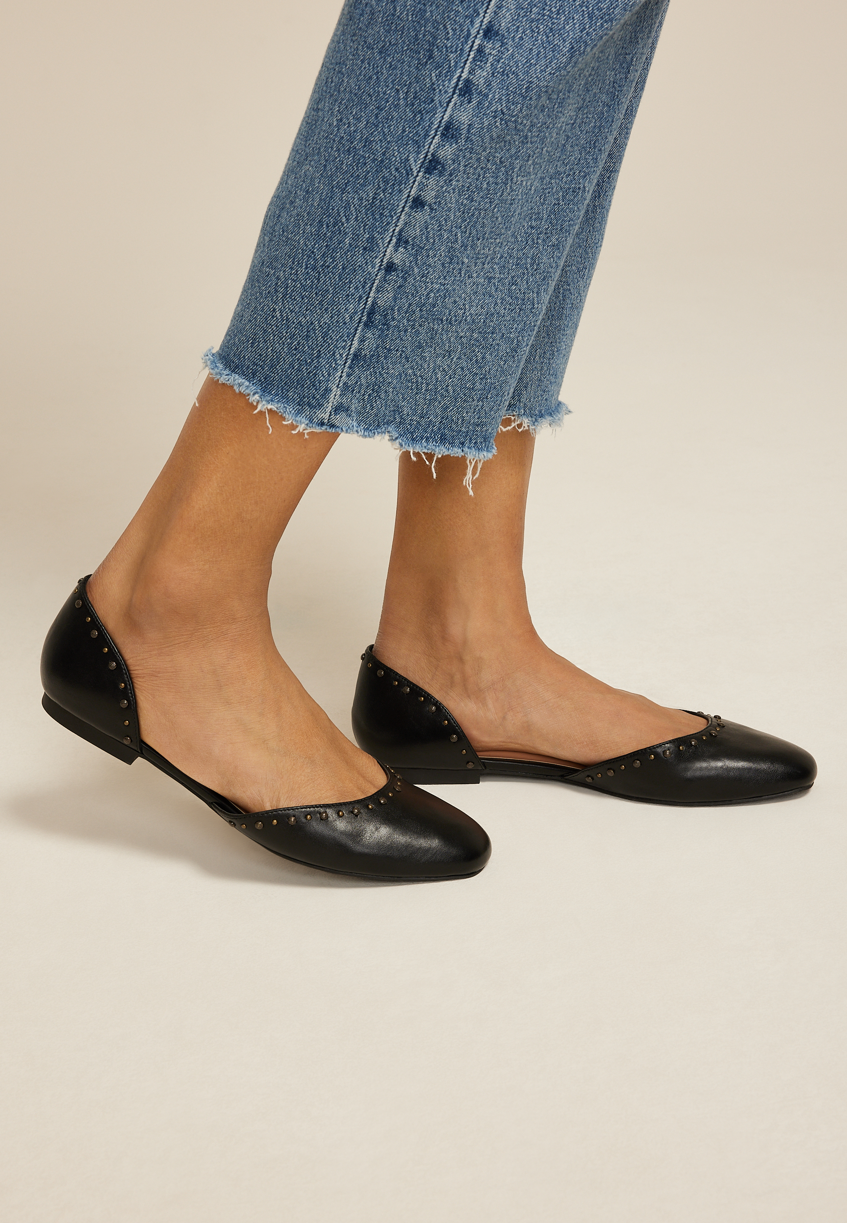 SuperCush Greta Studded D'Orsay Flat, , large