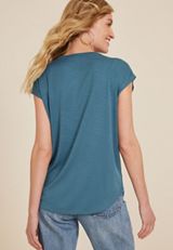 Smocked Yoke Dolman Tee, C2151, small