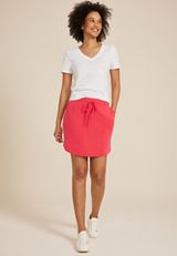 Cloud Scuba Knit High Rise Skort, C9148, small