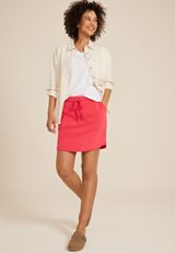 Cloud Scuba Knit High Rise Skort, C9148, small
