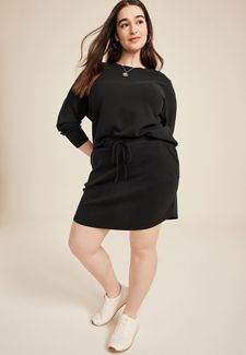 Plus Size Cabin Plaid Boyfriend Tunic Shirt