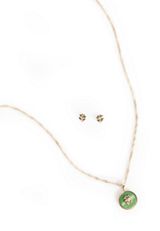 Clover Necklace And Earring Set, C1612, small