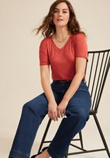 24/7 V Neck Tee, C1569, small