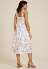 Bare Floral Midi Dress, C2380, small
