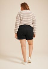 Plus Size m jeans by maurices&trade; Black High Rise 5in Short, , small