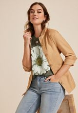 Daisy Relaxed Fit Graphic Tee, ULTIMATE OLIVE, small