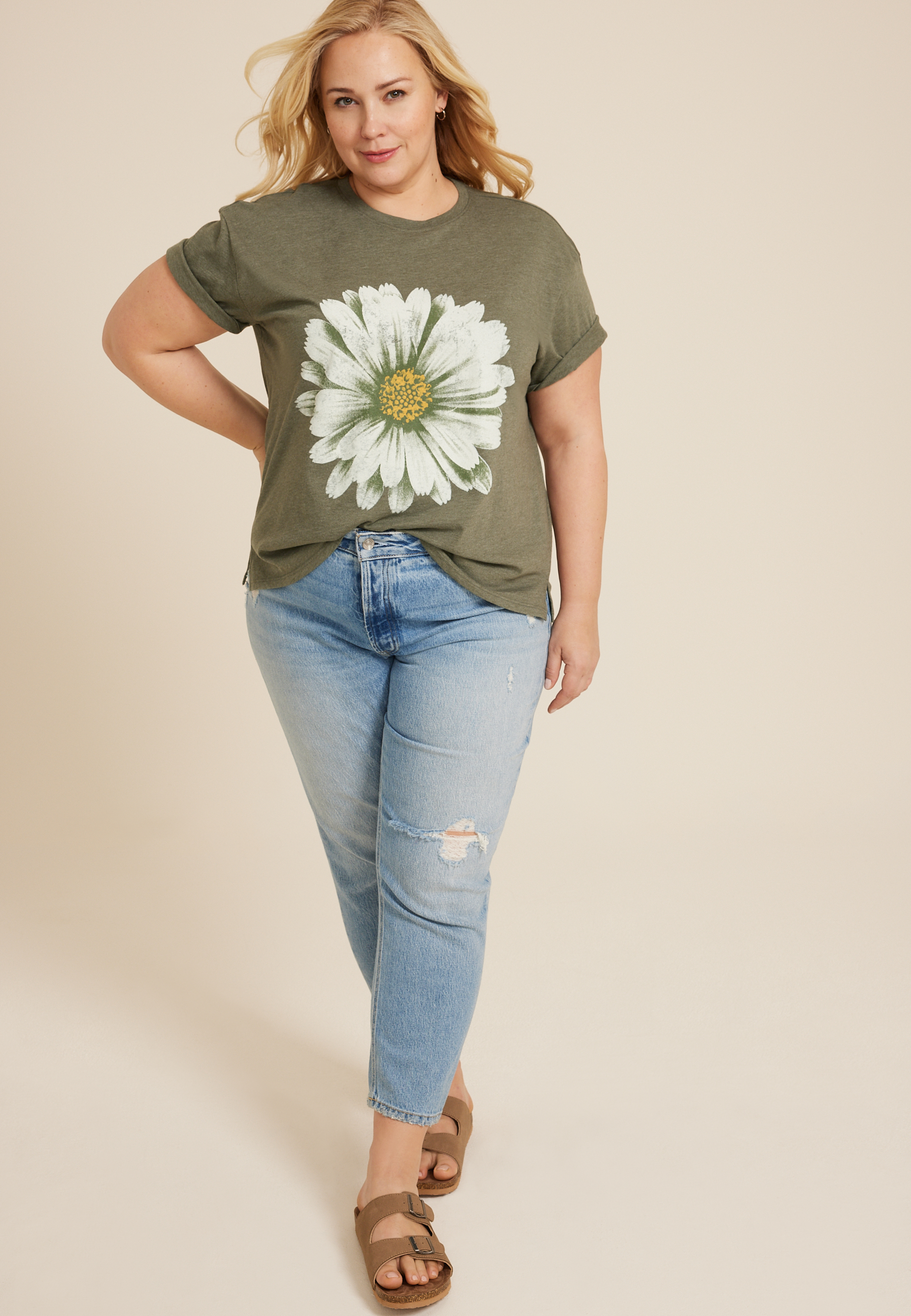 Destiny Lace Tee Plus Size